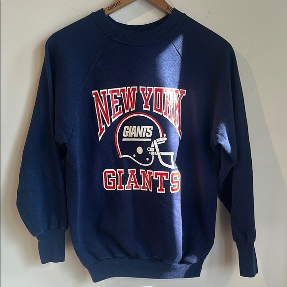 Vintage New York Giants Navy Blue Sweatshirt - Picture 1 of 4